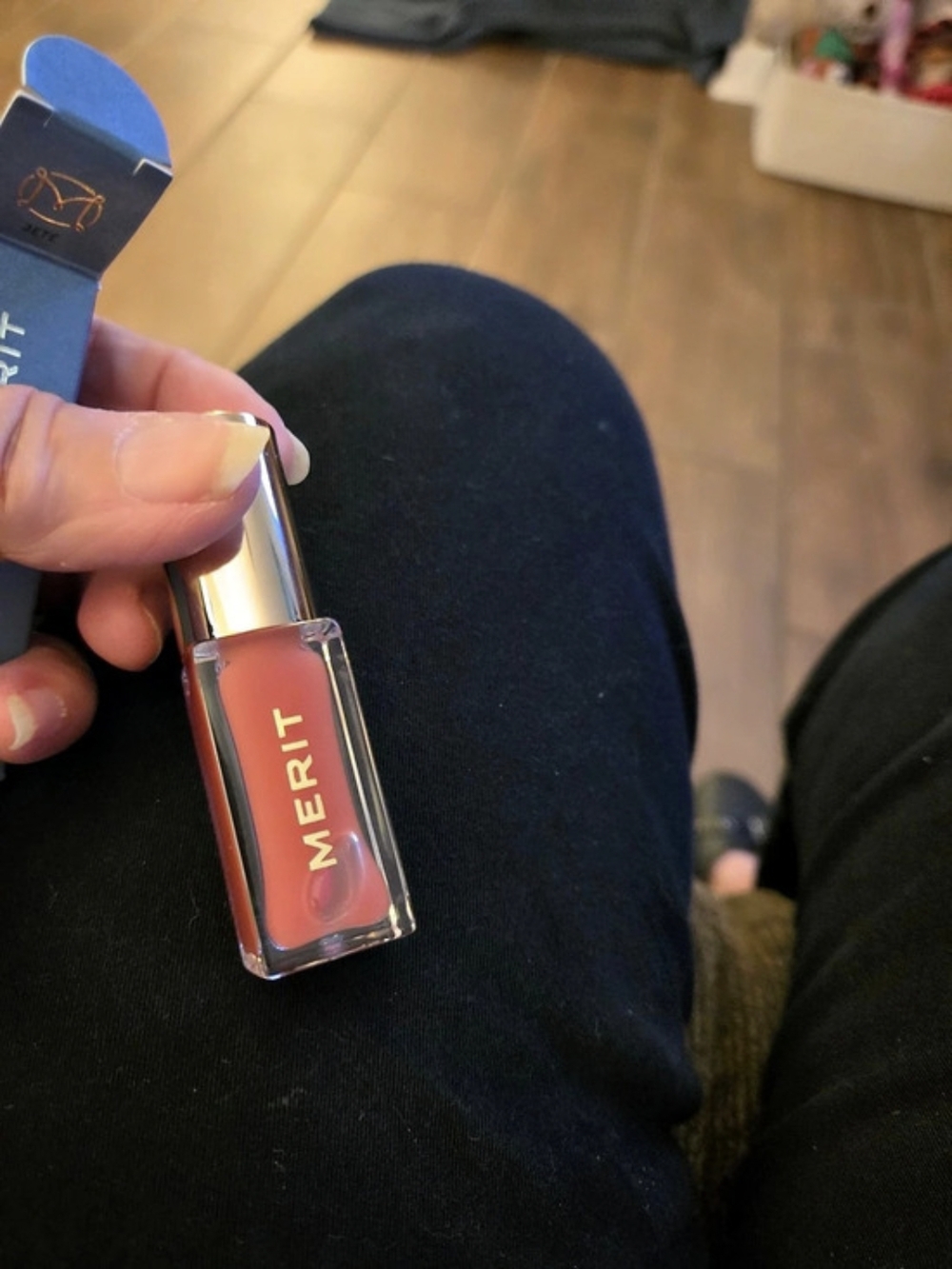 MERIT Shade Slick Gelée Sheer Tinted Lip Oil Pink